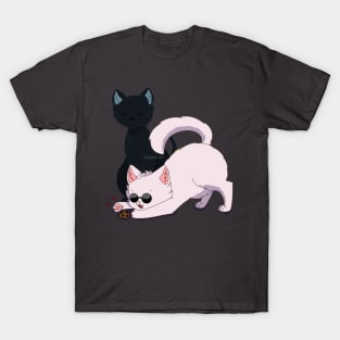 Gojo and Geto as cats T-Shirt